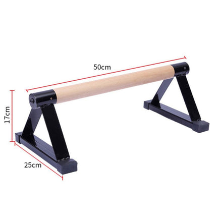 1 Pair Parallettes Set Push-up Parallel Bar Stretch Double Rod Stand Fitness.
