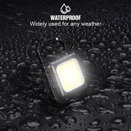 Mini Waterproof Rechargeable LED Light USB Flashlight-Lamp Torch Pocket Keychain.