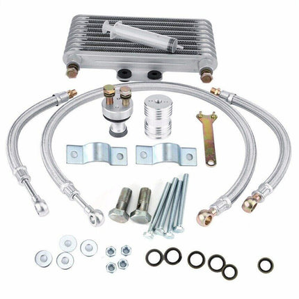 New 125ml Motorcycle Oil Cooler Cooling Radiator Kit For Honda CB CG 100CC-250CC.