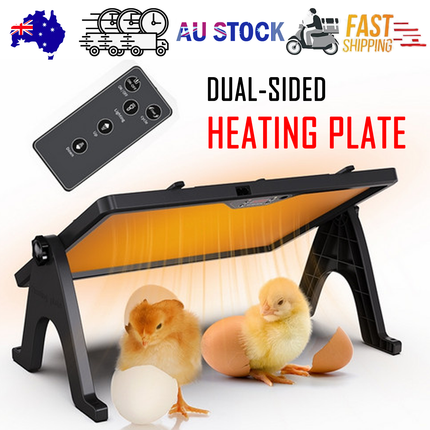 Chick Brooder Heating Plate Chicken Coop Heater Dual-Sided Duck Poultry Brooder.