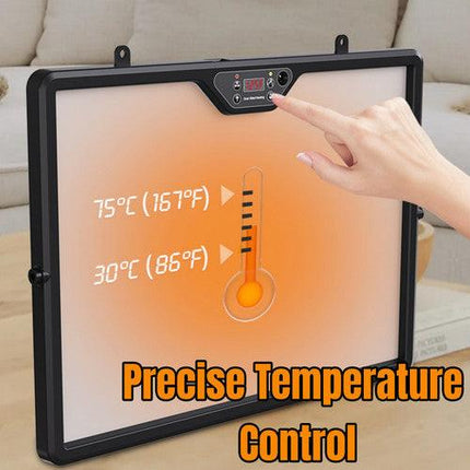 Chick Brooder Heating Plate Chicken Coop Heater Dual-Sided Duck Poultry Brooder.