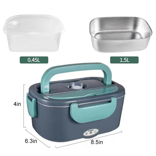 Electric Lunch Box Food Warmer Portable Leakproof Food Heater Car Home Picnic.