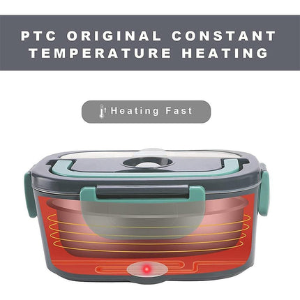 Electric Lunch Box Food Warmer Portable Leakproof Food Heater Car Home Picnic.