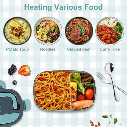 Electric Lunch Box Food Warmer Portable Leakproof Food Heater Car Home Picnic.