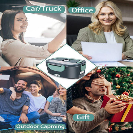 Electric Lunch Box Food Warmer Portable Leakproof Food Heater Car Home Picnic.