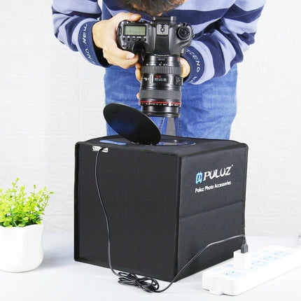 40CM Portable Photo Studio LED Light Tent Bar Cube Soft Box Room Photography.