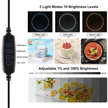 40CM Portable Photo Studio LED Light Tent Bar Cube Soft Box Room Photography.