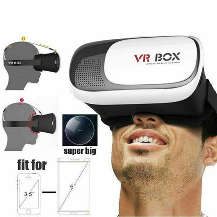 3D VR BOX Headset 2.0 Virtual Reality Glasses Goggles for Android smartphone.