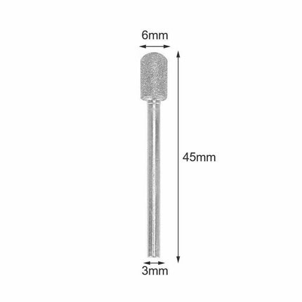 20pcs Diamond Grinding Heads Mini Drill Burrs Bit Set 3mm Shank for Rotary Tool.