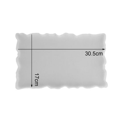 Large Safe Silicone Tray Mould Artist Mold Irregular Coaster Resin Craft Art DIY + 2 Handles.