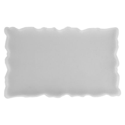 Large Safe Silicone Tray Mould Artist Mold Irregular Coaster Resin Craft Art DIY + 2 Handles.