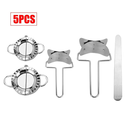 Dumpling Maker Set Stainless Steel Dough Press Making Mold Mould Tool AU.