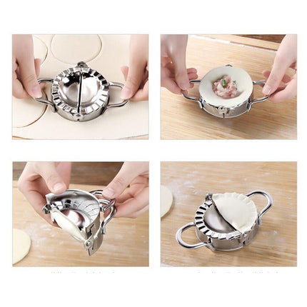 Dumpling Maker Set Stainless Steel Dough Press Making Mold Mould Tool AU.