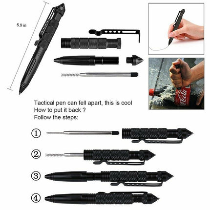 Tactical Emergency Survival Kit Outdoor Sports Hiking Camping SOS Tool Equipment.
