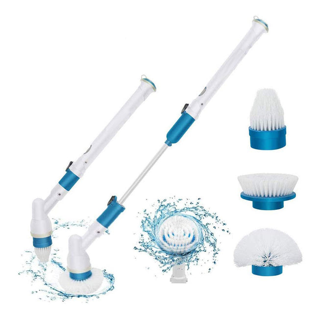 Electric Cordless Spin Scrubber Super Power Scrubber Turbo Scrub Clean Brush.