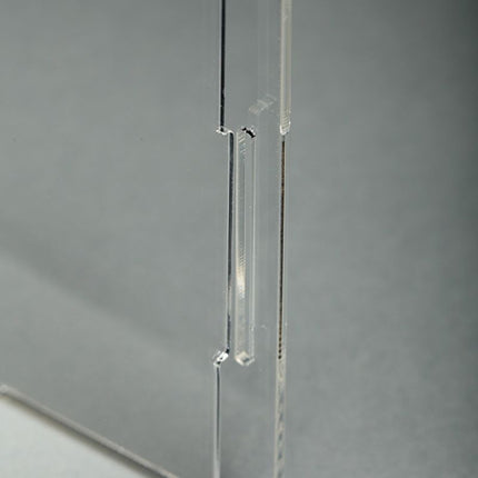 35x25x20CM Acrylic Display Case Dustproof Car Trucks Vans Model Box Collection Storage.
