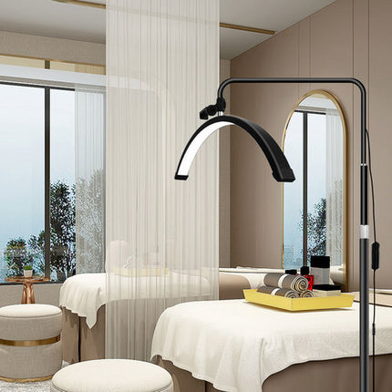 Beauty Half Moon Floor Fill Lamp LED Lash Light for Tattoo Salon Eyelash Makeup.
