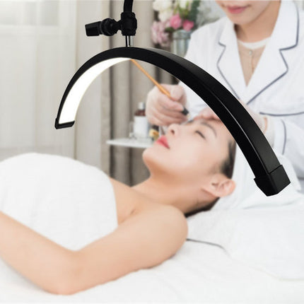 Beauty Half Moon Floor Fill Lamp LED Lash Light for Tattoo Salon Eyelash Makeup.
