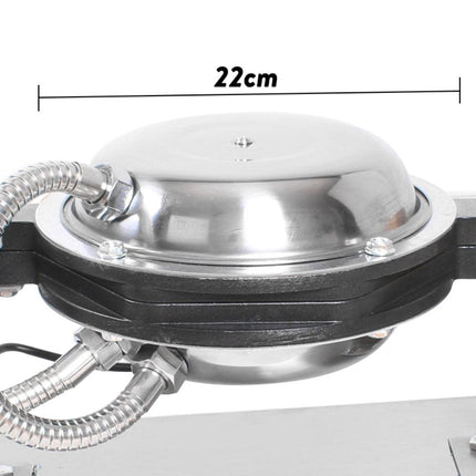 Commercial Electric Egg Puff Bubble Cake Waffle Egg Maker Machine Nonstick.