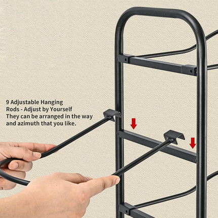 Basketball Soccer Storage Rack Sport Ball Organizer Ball Holder Display Stand.
