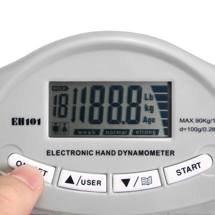 Digital Dynamometer Hand Grip Strength Muscle Tester Electronic Power Measure.