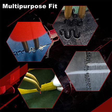 2200PCS Plastic Welder Garage Tool Hot Staple Staplers Bumper Repair Welding Kit.