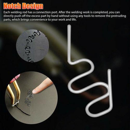 2200PCS Plastic Welder Garage Tool Hot Staple Staplers Bumper Repair Welding Kit.