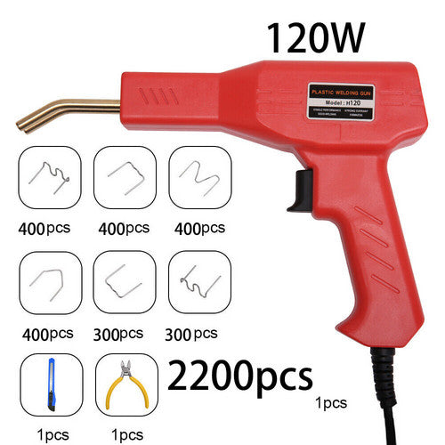 Plastic Welder Garage Tool Hot Staple Staplers Bumper Repair Welding Machine Kit.