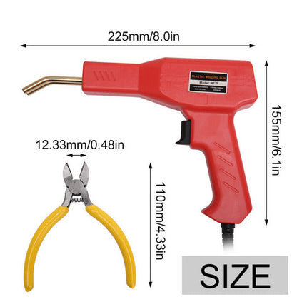 Plastic Welder Garage Tool Hot Staple Staplers Bumper Repair Welding Machine Kit.
