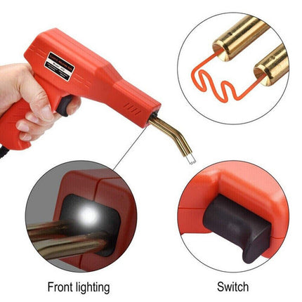 Plastic Welder Garage Tool Hot Staple Staplers Bumper Repair Welding Machine Kit.