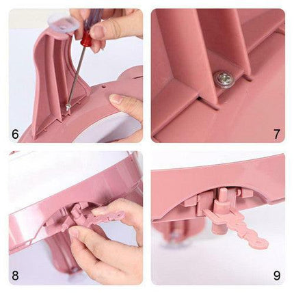 48 Needles DIY Knitting Machine Weaving Swift Yarn Fiber String Ball Wool Winder.
