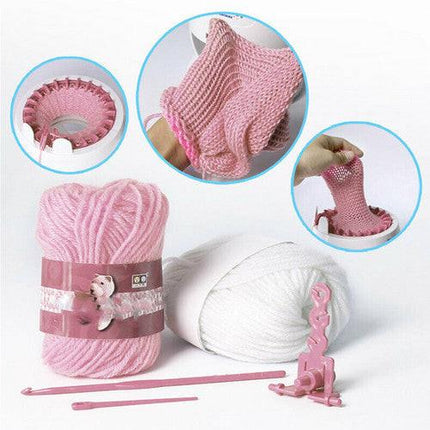 48 Needles DIY Knitting Machine Weaving Swift Yarn Fiber String Ball Wool Winder.
