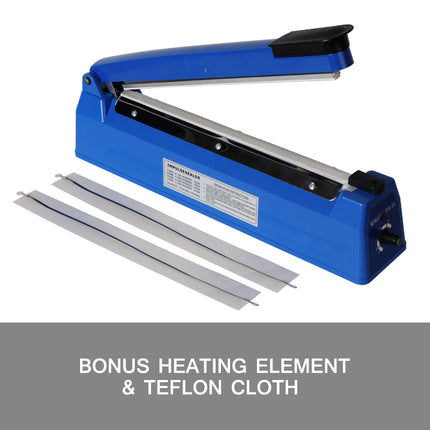 300mm Impulse Heat Sealer Sealing SAA Machine Electric Plastic Poly Bag.
