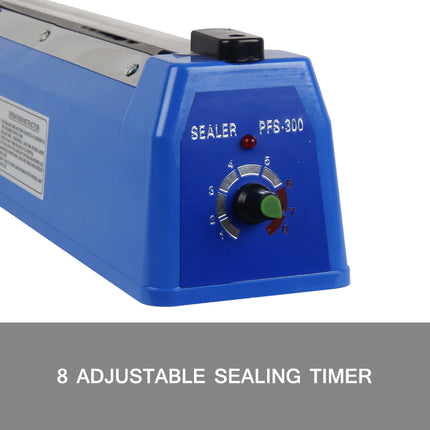 300mm Impulse Heat Sealer Sealing SAA Machine Electric Plastic Poly Bag.