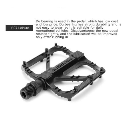 1 Pair Bicycle Pedal Mountain Road Bike Cycling Anti Slip Bearing Pedals.