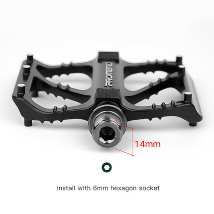1 Pair Bicycle Pedal Mountain Road Bike Cycling Anti Slip Bearing Pedals.