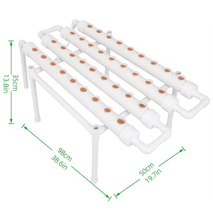 36 Sites Hydroponic Grow Tool Kits Vegetable Garden System 220V Water Pump.
