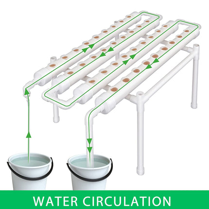 36 Sites Hydroponic Grow Tool Kits Vegetable Garden System 220V Water Pump.