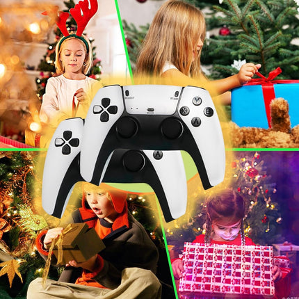 M15 40000+4K HDMI TV Video Game Stick Retro Gaming Console 2 Wireless Controller.