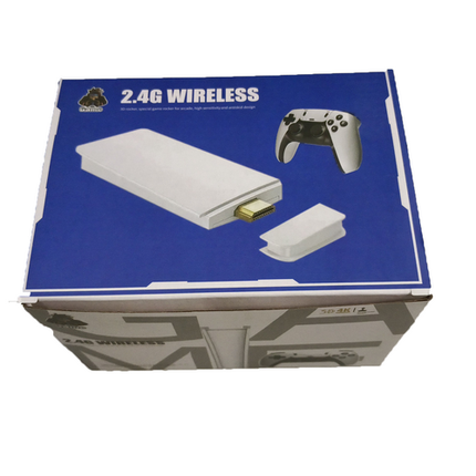 M15 40000+4K HDMI TV Video Game Stick Retro Gaming Console 2 Wireless Controller.