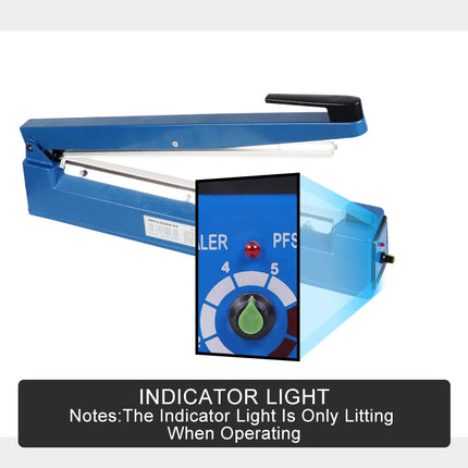 400mm Electric Heat Sealer Sealing Machine Impulse Plastic Poly Bag AU PLUG.