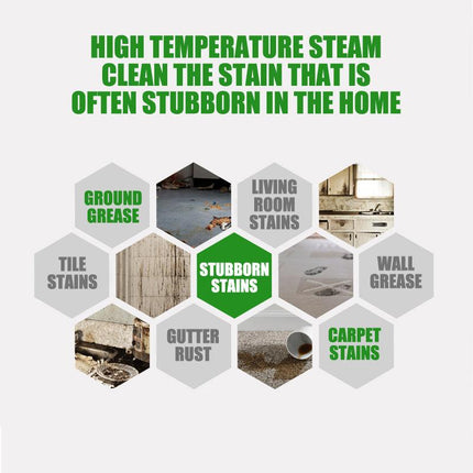 12 in 1 Multi Foldable Steam Mop Handheld Floor Steamer Carpet Cleaning Cleaner.