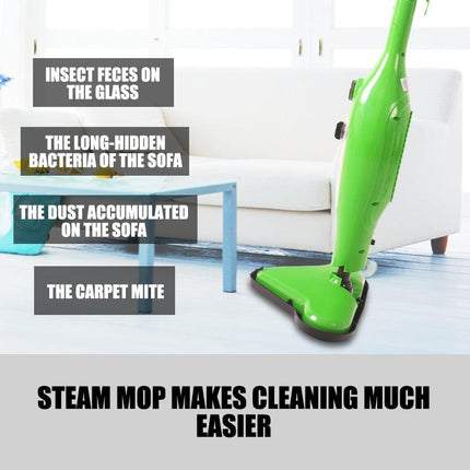 12 in 1 Multi Foldable Steam Mop Handheld Floor Steamer Carpet Cleaning Cleaner.