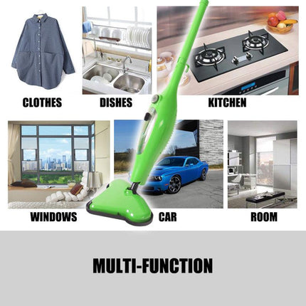 12 in 1 Multi Foldable Steam Mop Handheld Floor Steamer Carpet Cleaning Cleaner.