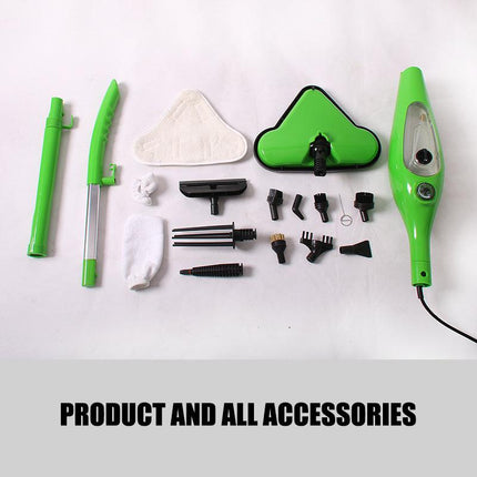 12 in 1 Multi Foldable Steam Mop Handheld Floor Steamer Carpet Cleaning Cleaner.