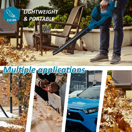 Cordless Leaf Blower Dust Tools Garden Lightweight for Makita 18V  Battery AU.