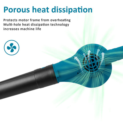 Cordless Leaf Blower Dust Tools Garden Lightweight for Makita 18V  Battery AU.