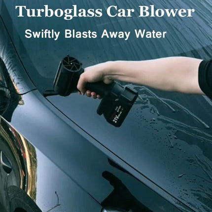 Cordless Blower Portable Handheld Electric Brushless Turbo Jet Fan w/2 Batteries.