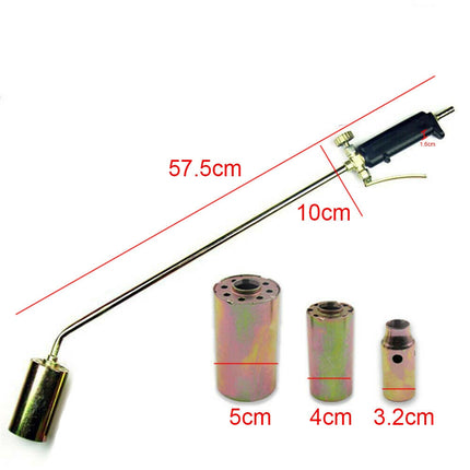 Weed Torch Burner Kit Shrub Weed Grass Killer Butane Gas Garden Tools Nozzl Hose.