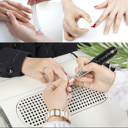 Nail Dust Collector Remover Fan Vacuum Cleaner 3 Fan Suction Manicure Machine.